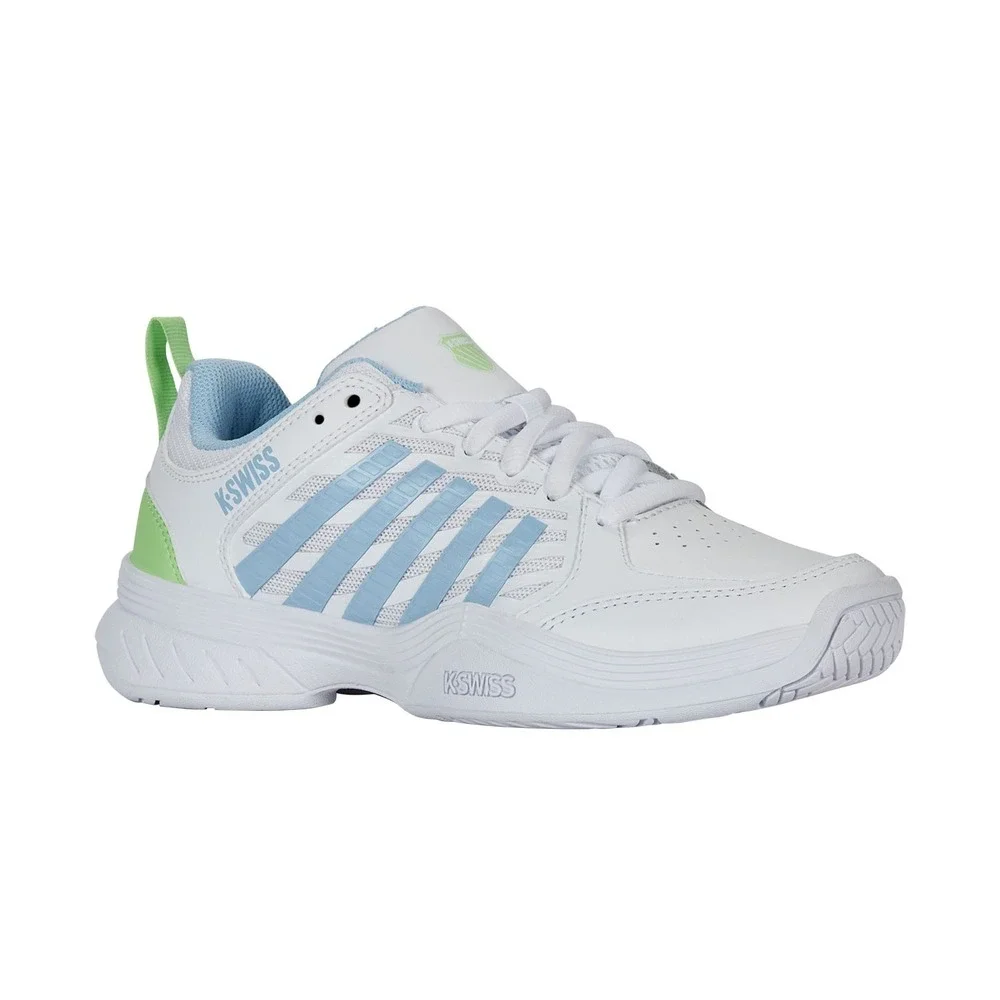 K-Swiss Court Express 2 Women's Tennis Shoes - White/Blue, 7.5 - Picture 2 of 10